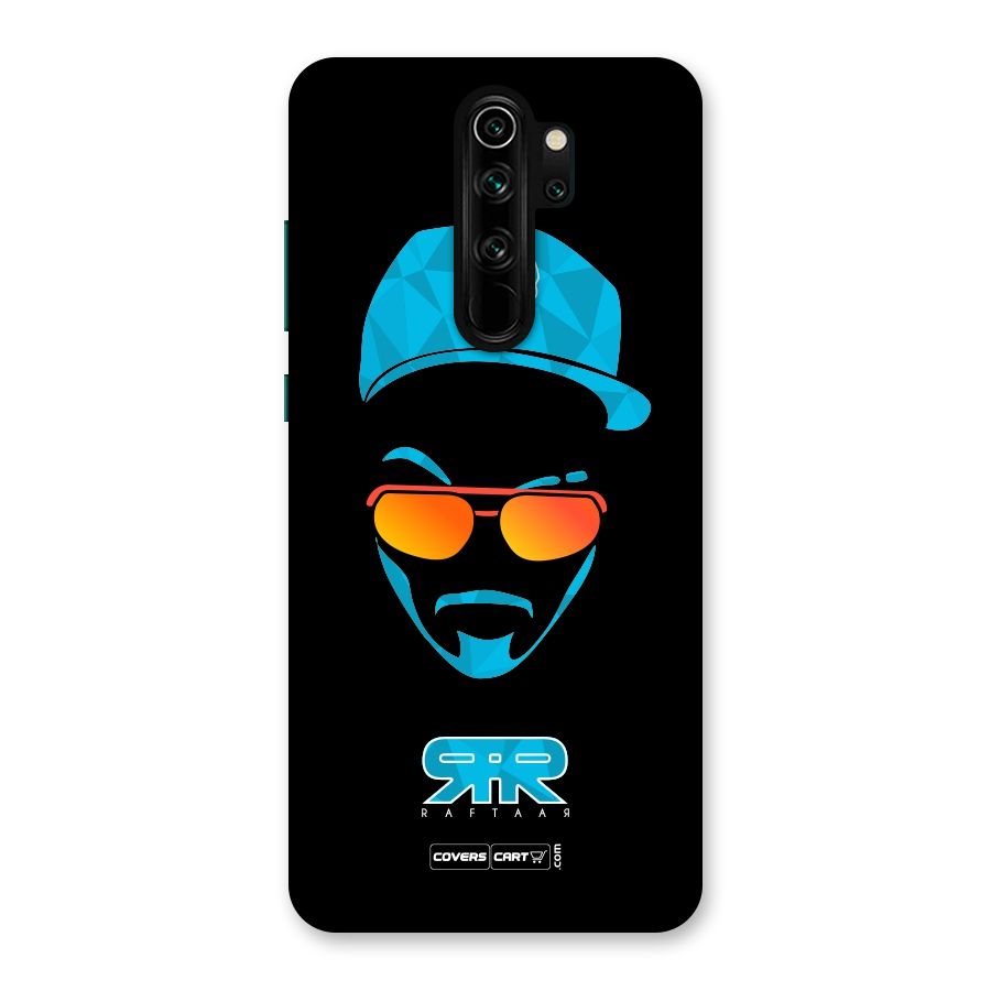 Raftaar Black and Blue Back Case for Redmi Note 8 Pro