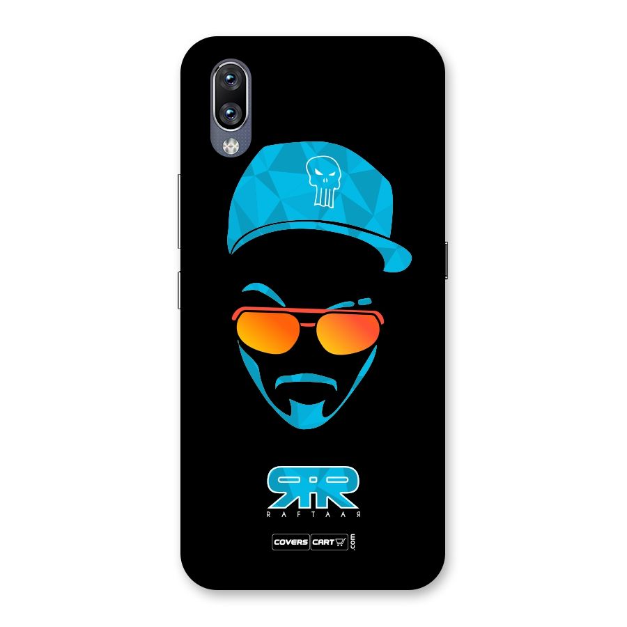 Raftaar Black and Blue Back Case for Vivo NEX