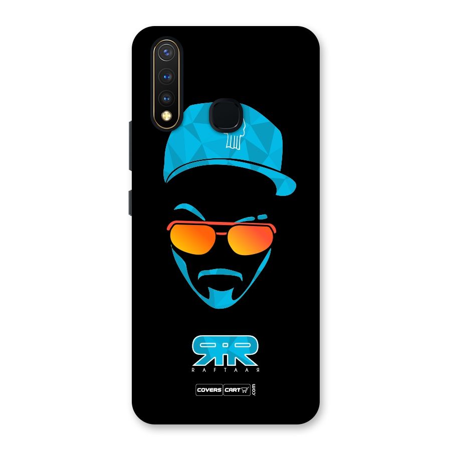 Raftaar Black and Blue Back Case for Vivo Y19
