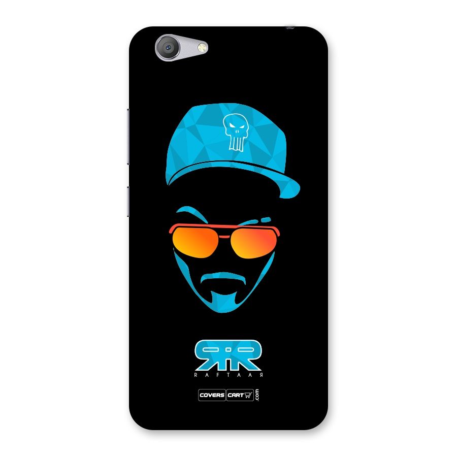 Raftaar Black and Blue Back Case for Vivo Y53