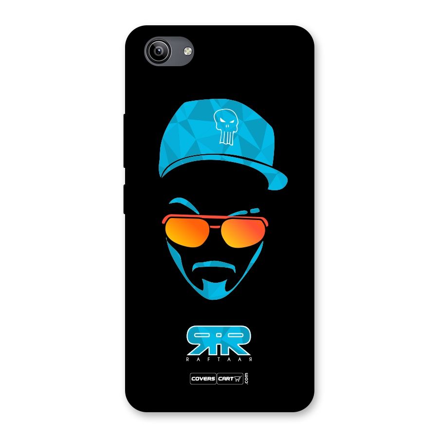 Raftaar Black and Blue Back Case for Vivo Y81i