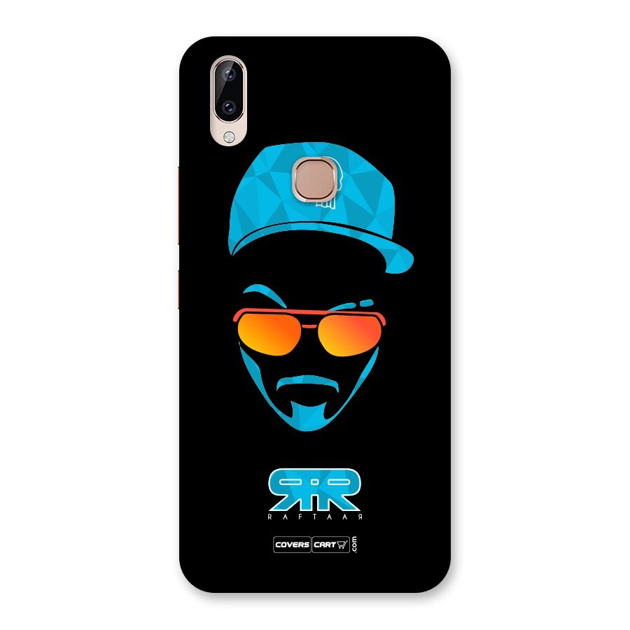 Raftaar Black and Blue Back Case for Vivo Y83 Pro
