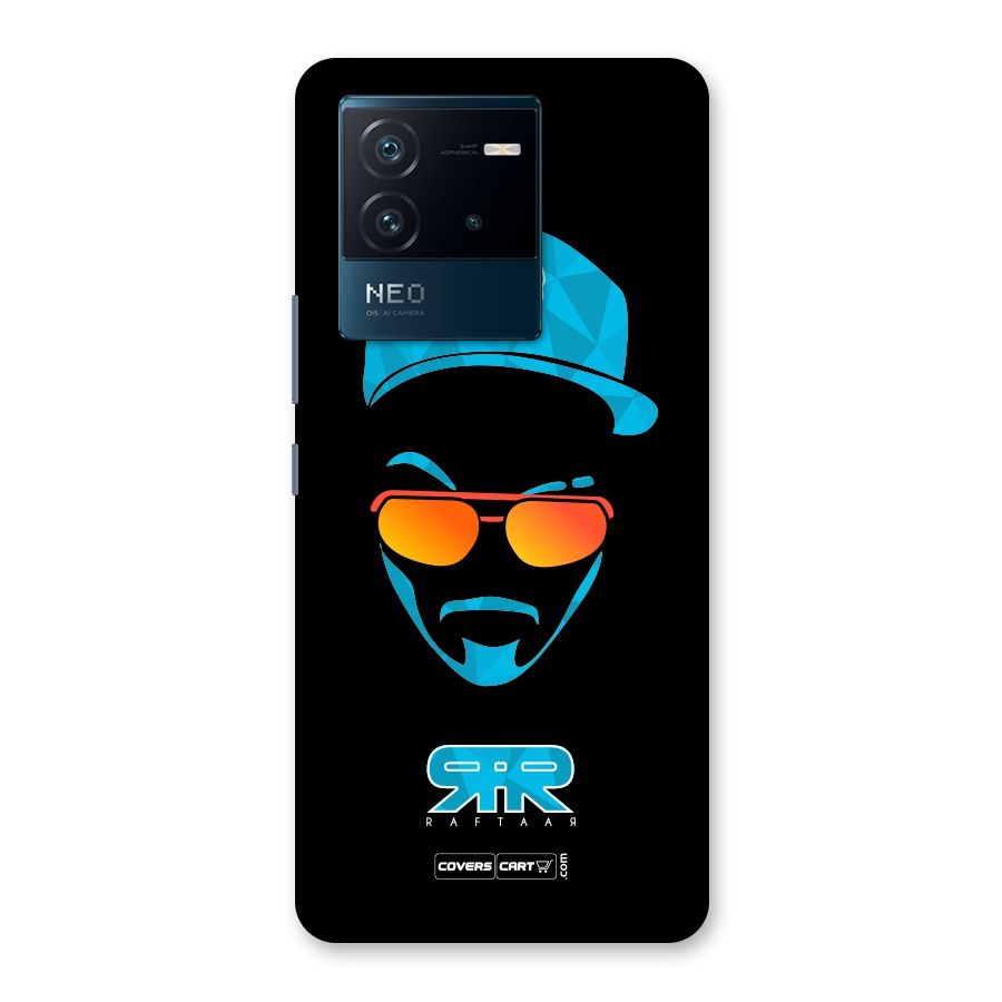 Raftaar Black and Blue Back Case for Vivo iQOO Neo 6 5G