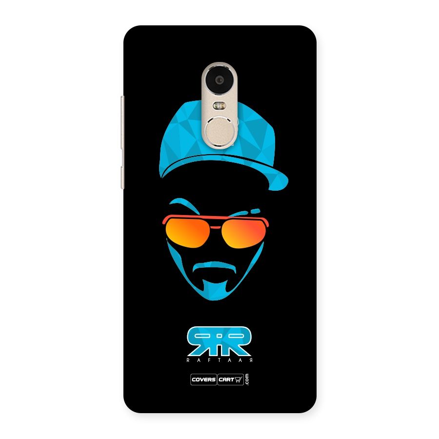 Raftaar Black and Blue Back Case for Xiaomi Redmi Note 4
