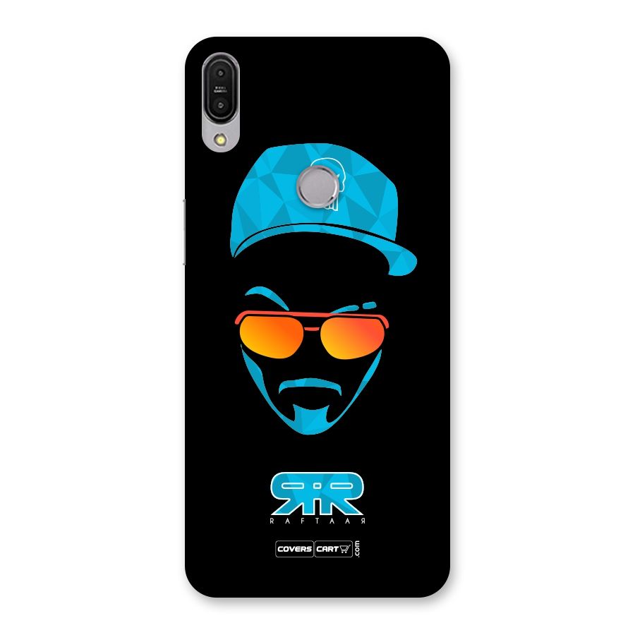 Raftaar Black and Blue Back Case for Zenfone Max Pro M1