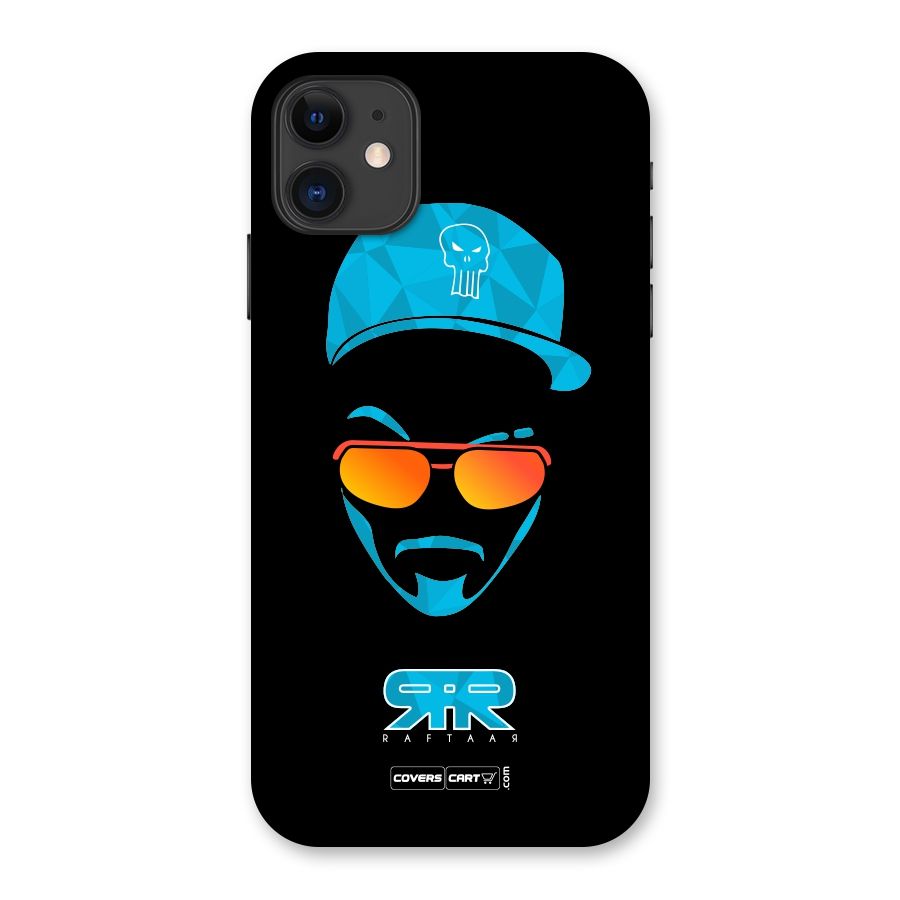 Raftaar Black and Blue Back Case for iPhone 11