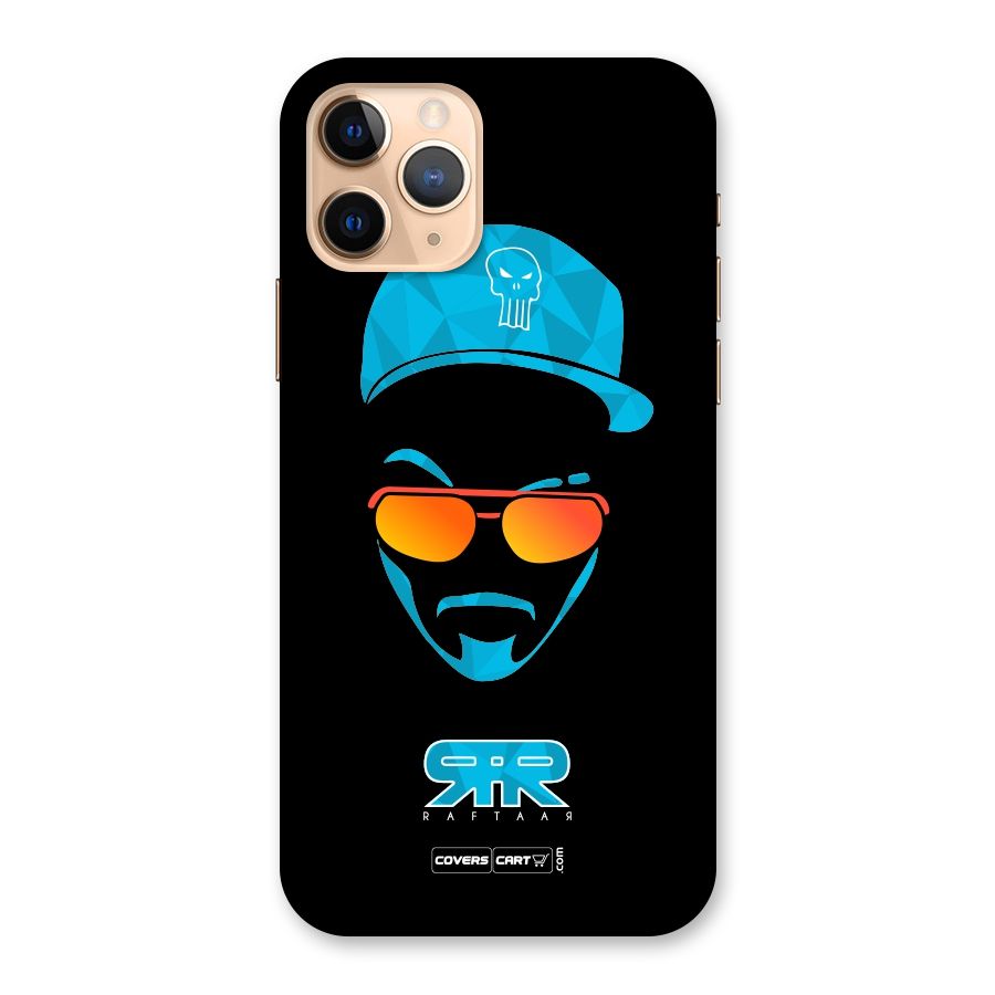 Raftaar Black and Blue Back Case for iPhone 11 Pro