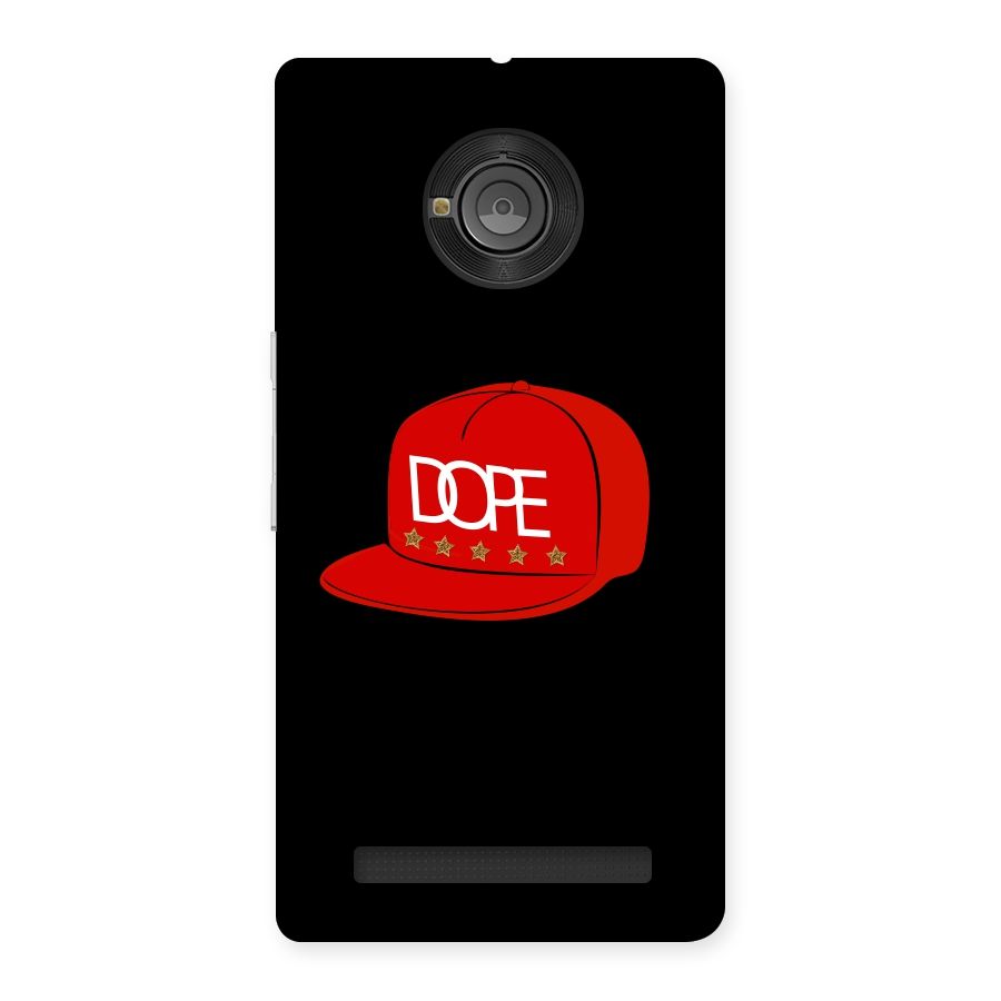Raftaar Dope Back Case for Yu Yunique