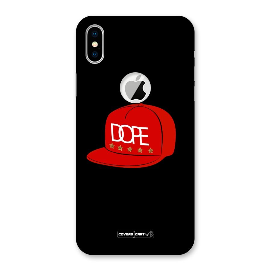 Raftaar Dope Back Case for iPhone XS Logo Cut