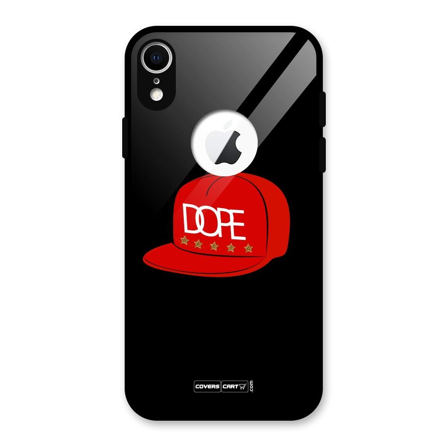 Raftaar Dope Glass Back Case for iPhone XR Logo Cut