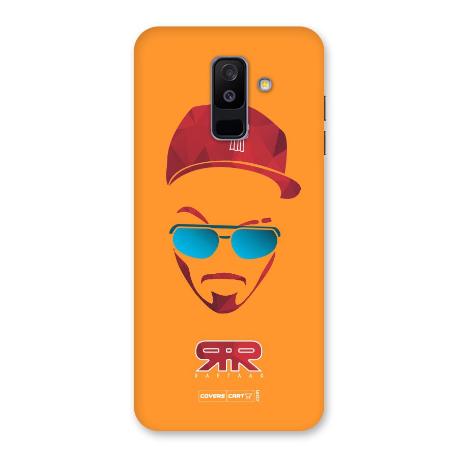 Raftaar Orange Back Case for Galaxy A6 Plus