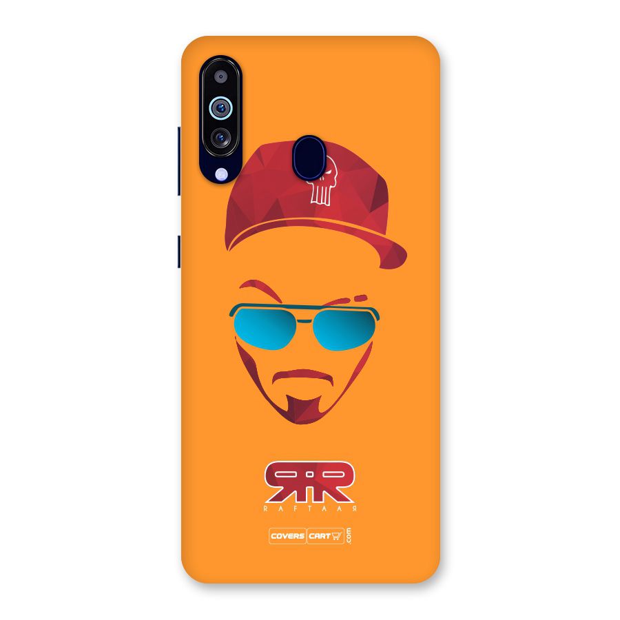 Raftaar Orange Back Case for Galaxy A60