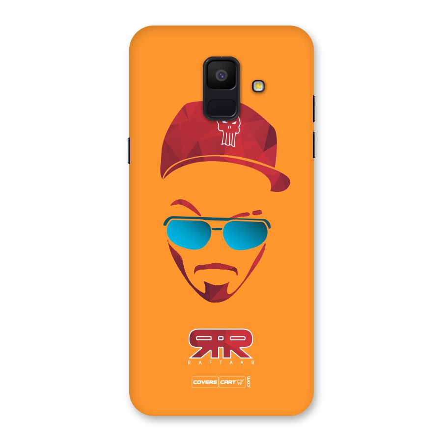 Raftaar Orange Back Case for Galaxy A6 (2018)