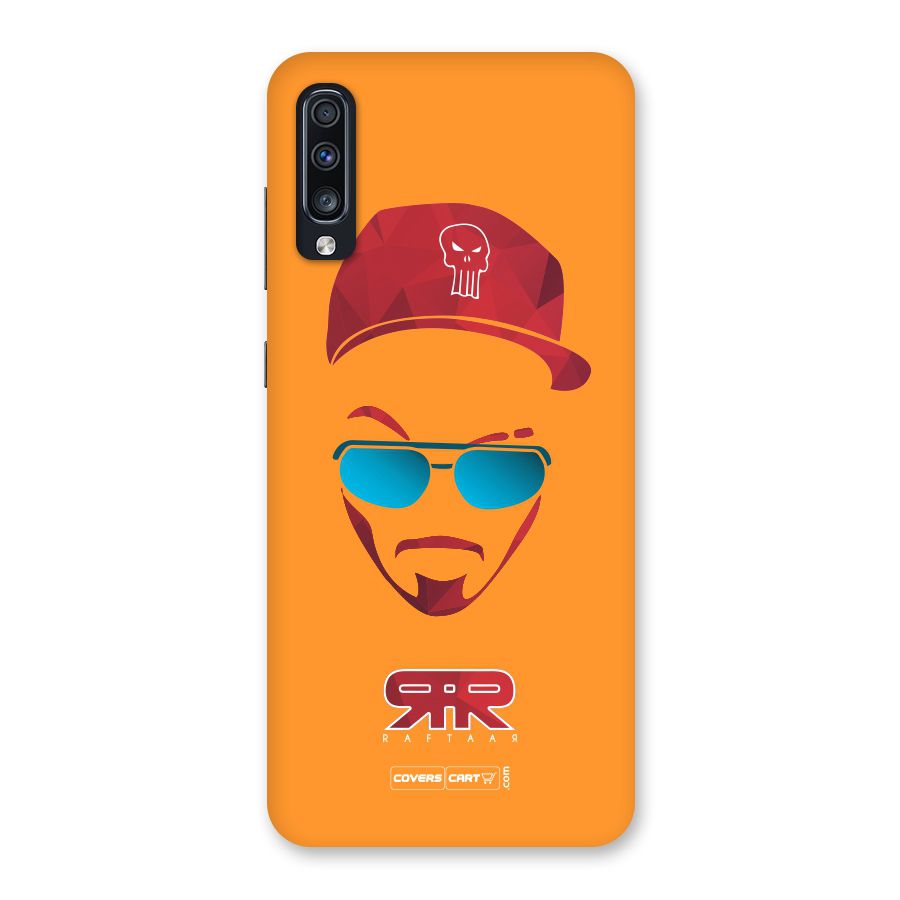 Raftaar Orange Back Case for Galaxy A70