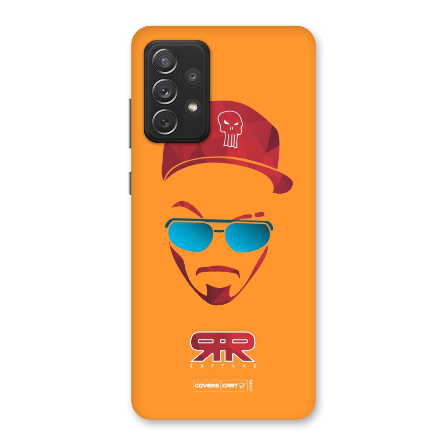 Raftaar Orange Back Case for Galaxy A72