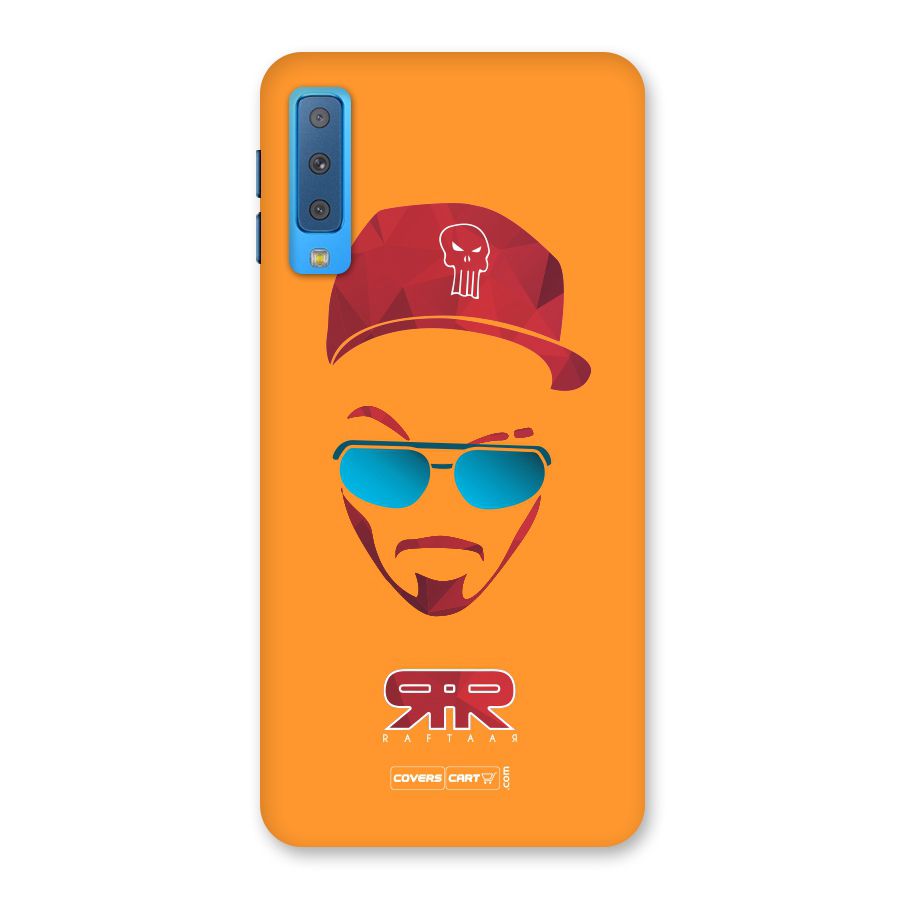 Raftaar Orange Back Case for Galaxy A7 (2018)