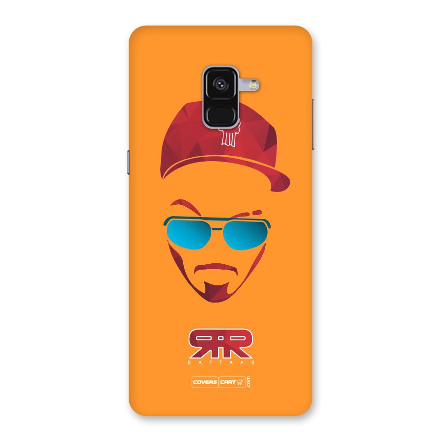 Raftaar Orange Back Case for Galaxy A8 Plus
