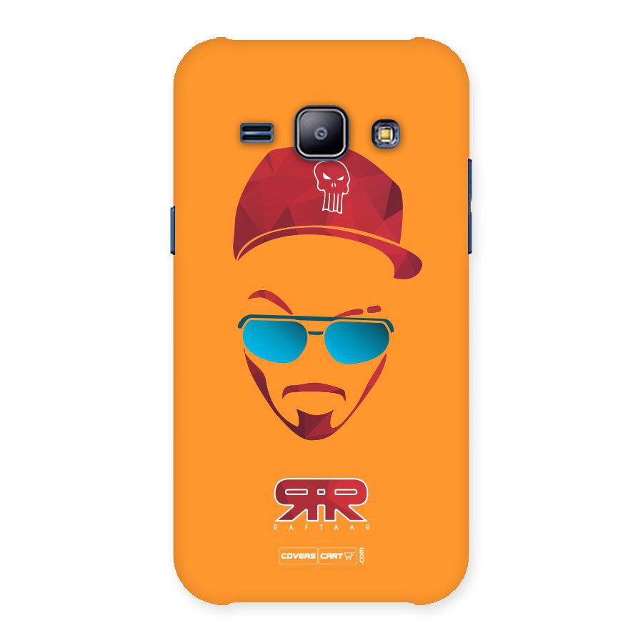 Raftaar Orange Back Case for Galaxy J1