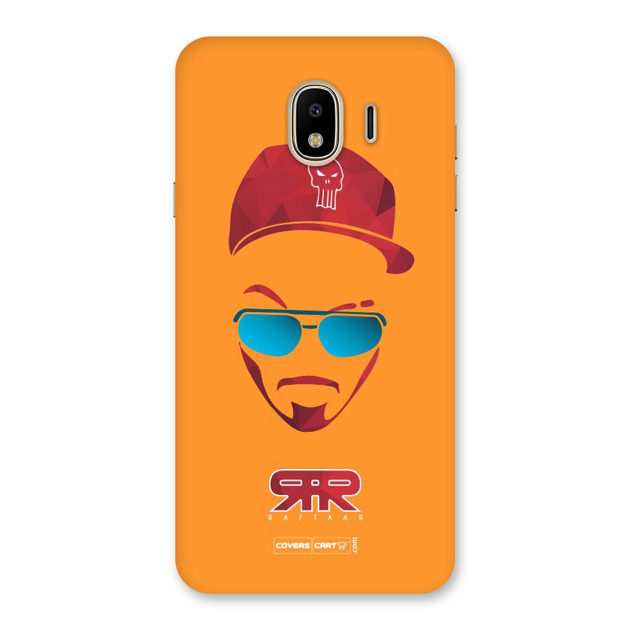 Raftaar Orange Back Case for Galaxy J4