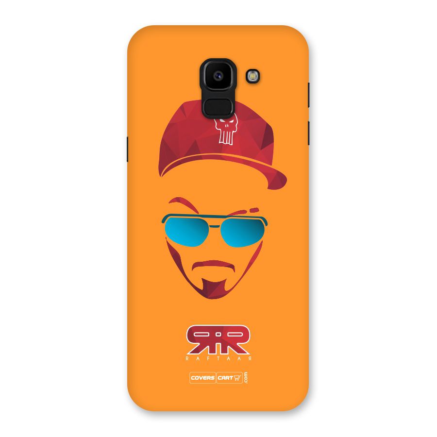Raftaar Orange Back Case for Galaxy J6