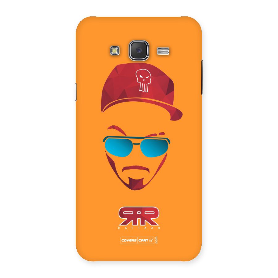 Raftaar Orange Back Case for Galaxy J7