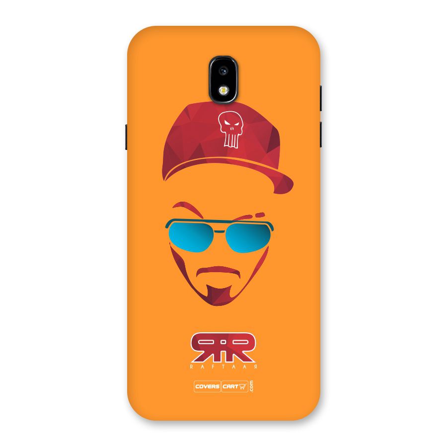 Raftaar Orange Back Case for Galaxy J7 Pro