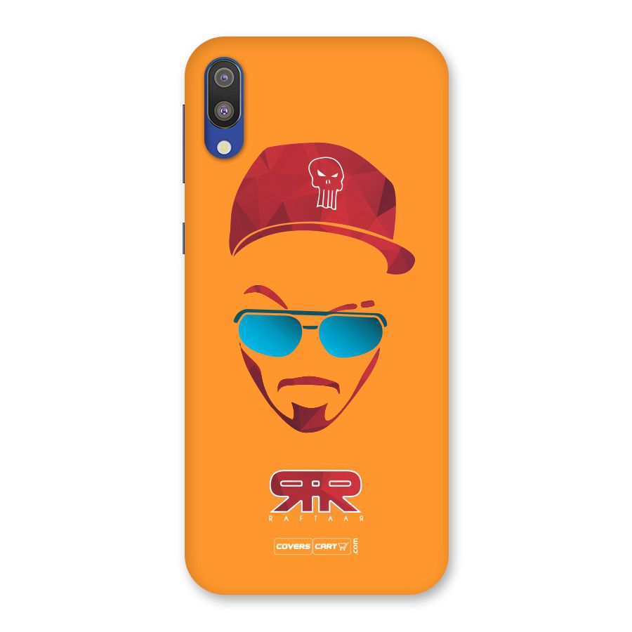 Raftaar Orange Back Case for Galaxy M10