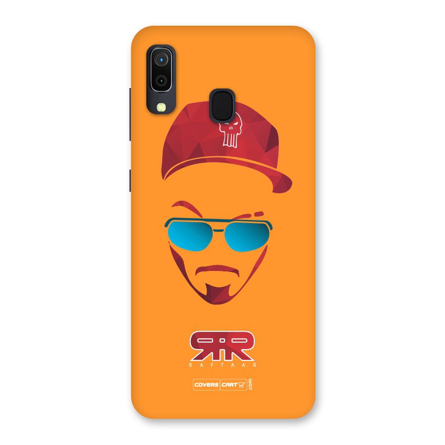 Raftaar Orange Back Case for Galaxy M10s
