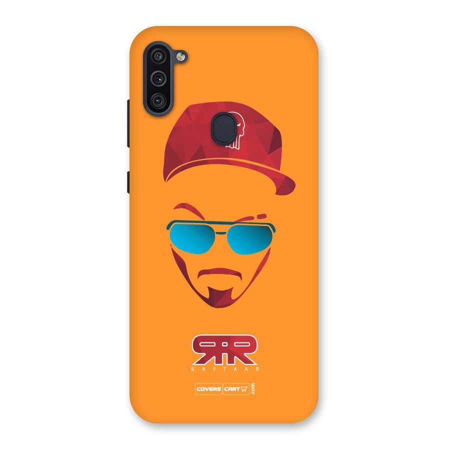 Raftaar Orange Back Case for Galaxy M11