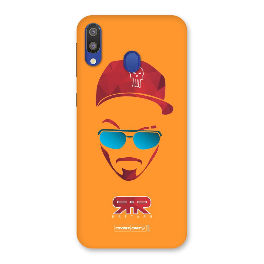 Raftaar Orange Back Case for Galaxy M20