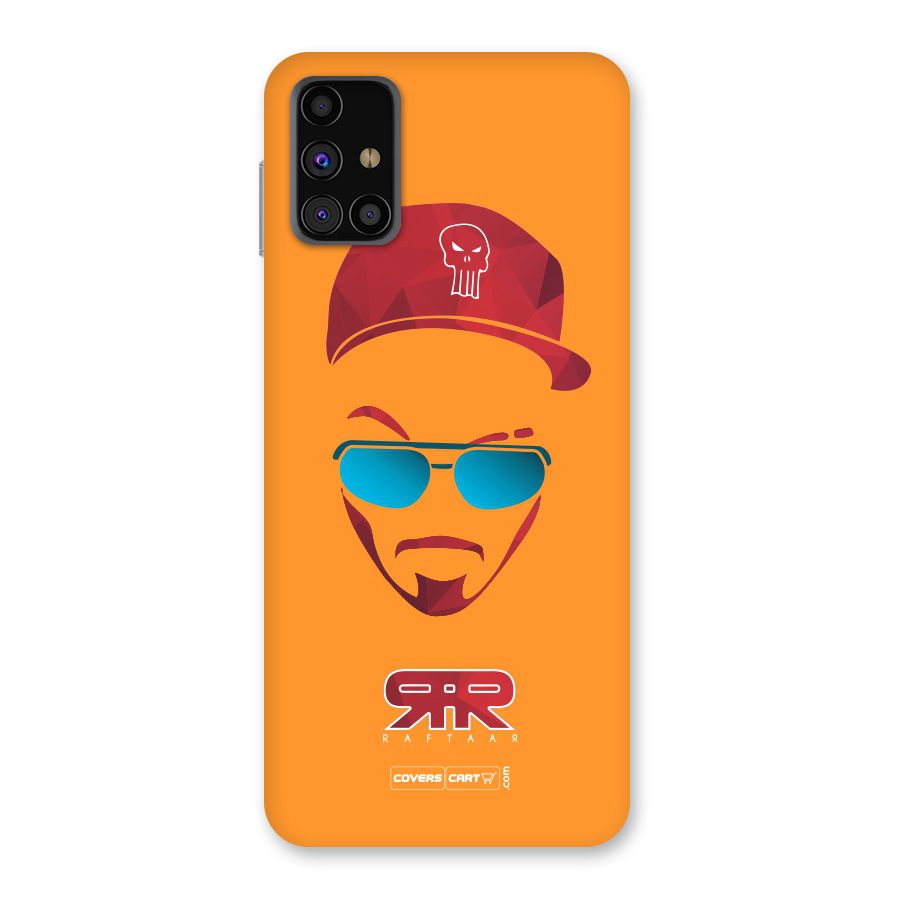 Raftaar Orange Back Case for Galaxy M31s