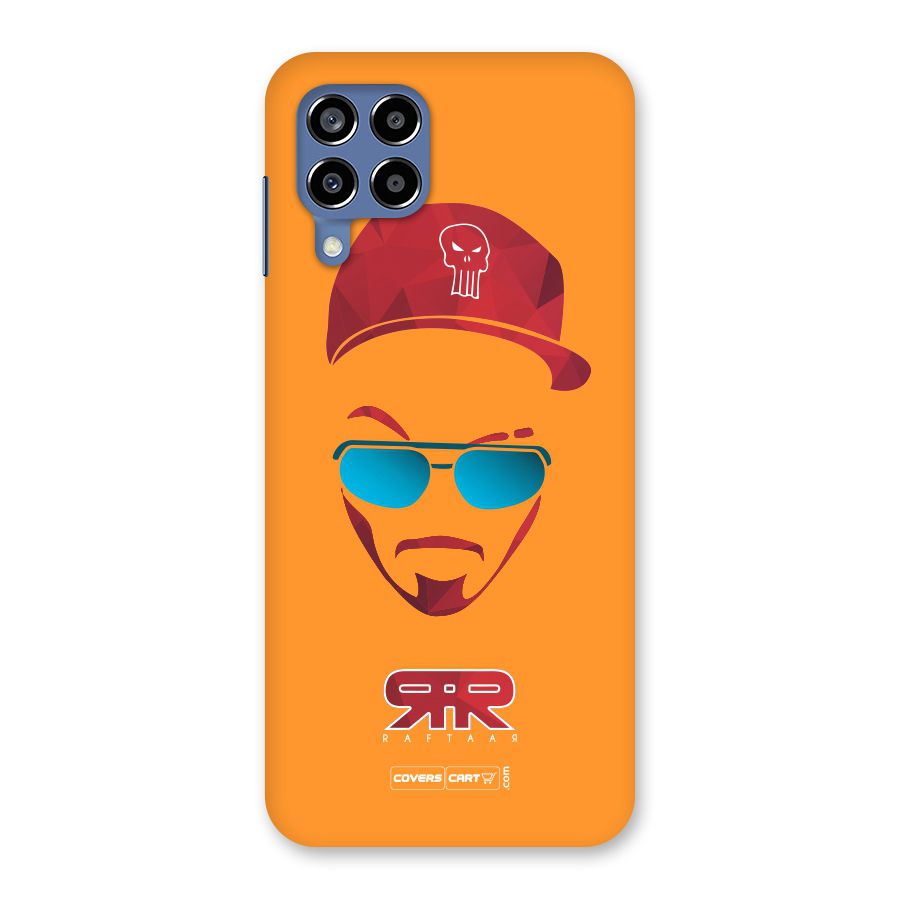Raftaar Orange Back Case for Galaxy M53 5G