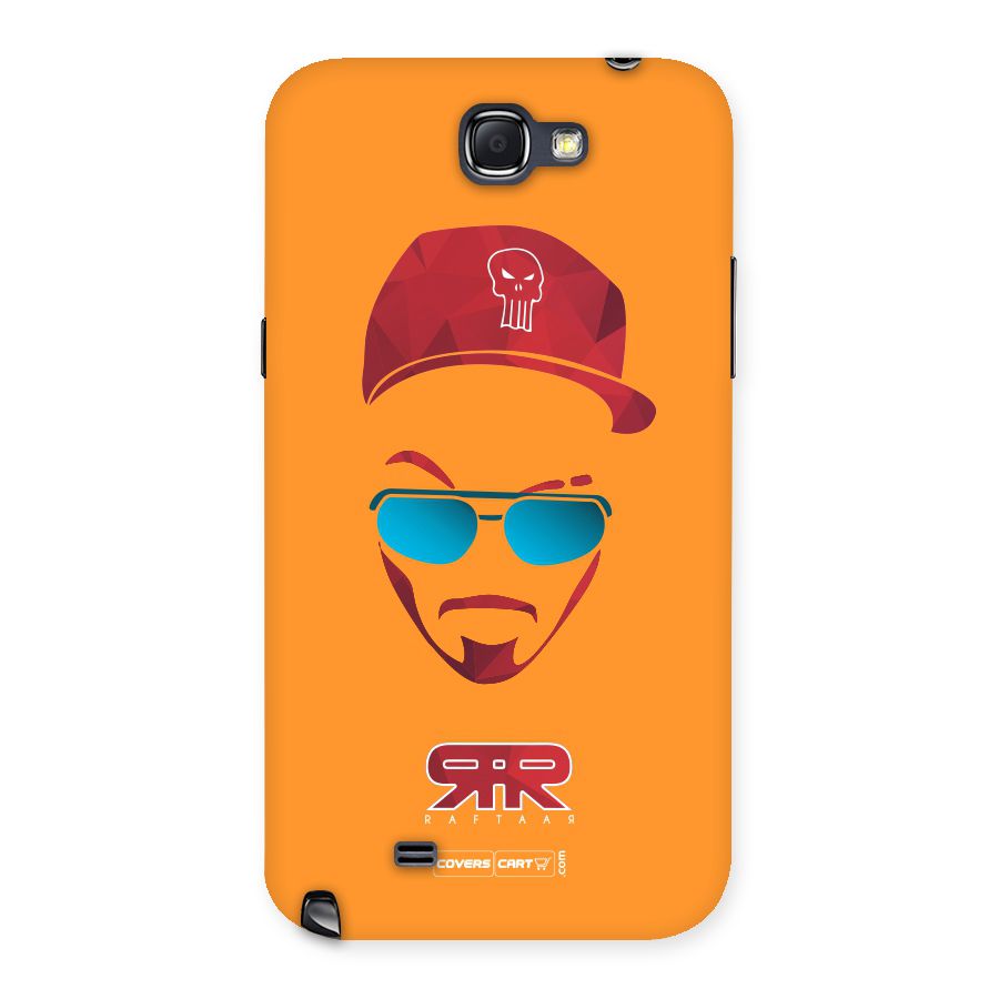 Raftaar Orange Back Case for Galaxy Note 2