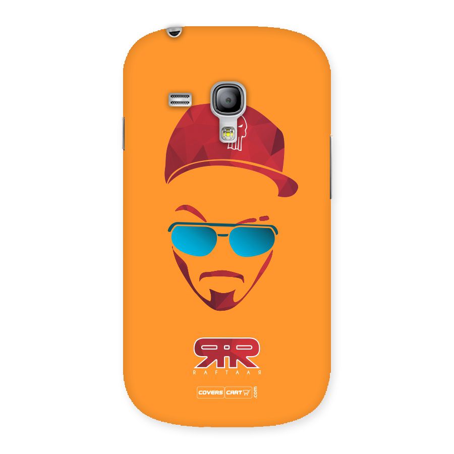Raftaar Orange Back Case for Galaxy S3 Mini
