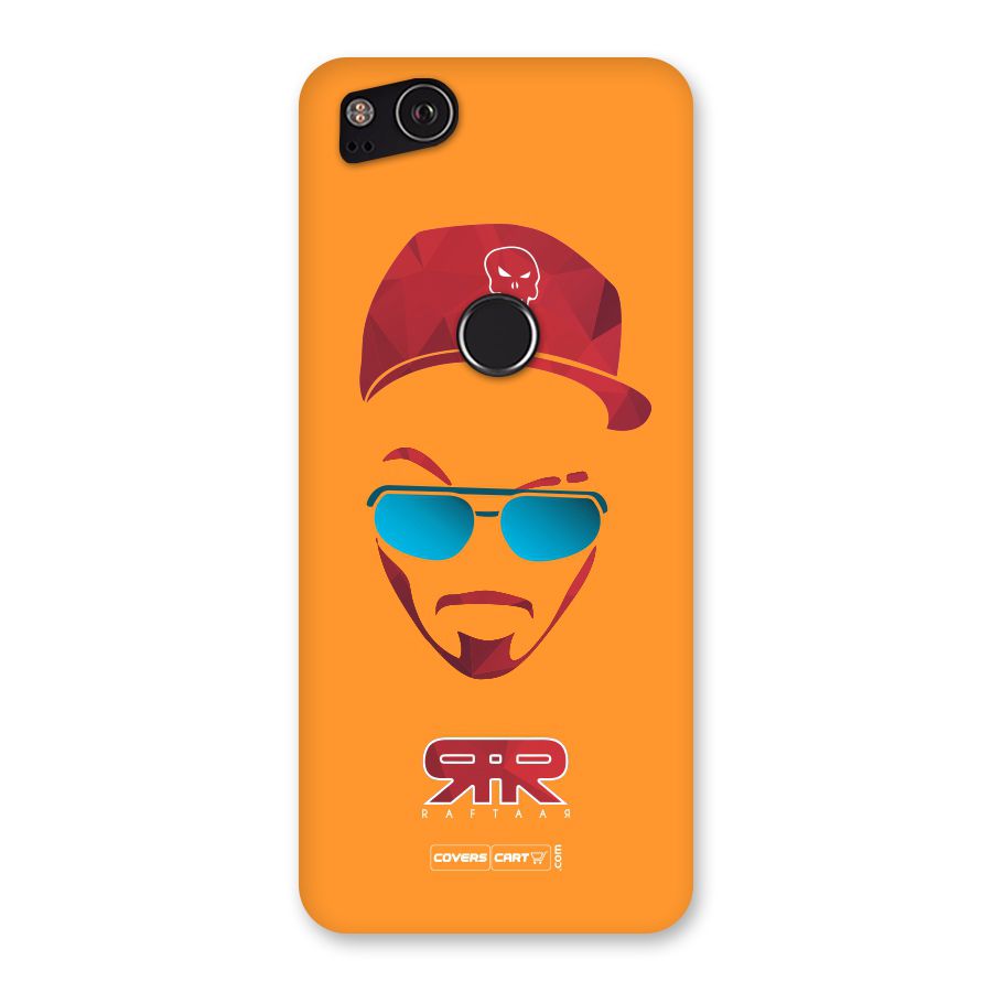 Raftaar Orange Back Case for Google Pixel 2