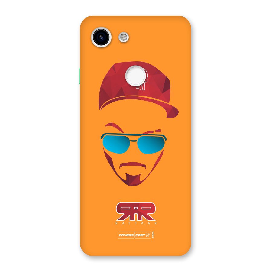 Raftaar Orange Back Case for Google Pixel 3