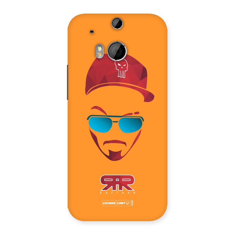 Raftaar Orange Back Case for HTC One M8