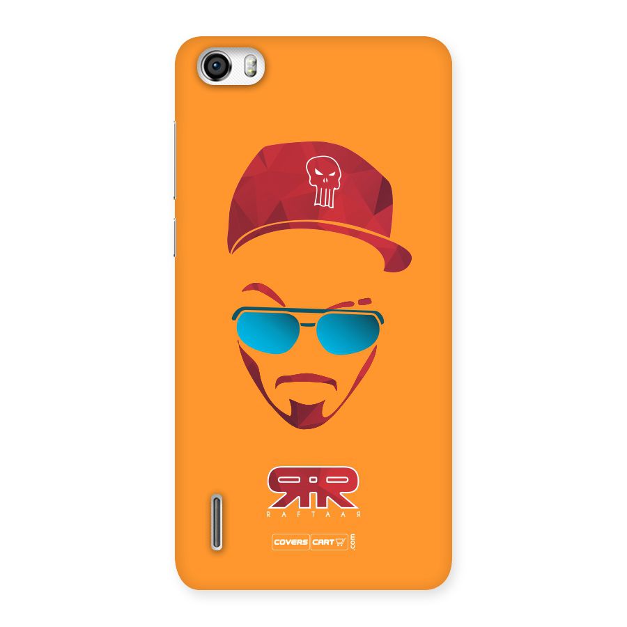 Raftaar Orange Back Case for Honor 6