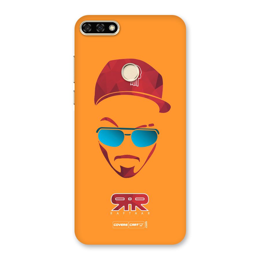 Raftaar Orange Back Case for Honor 7A