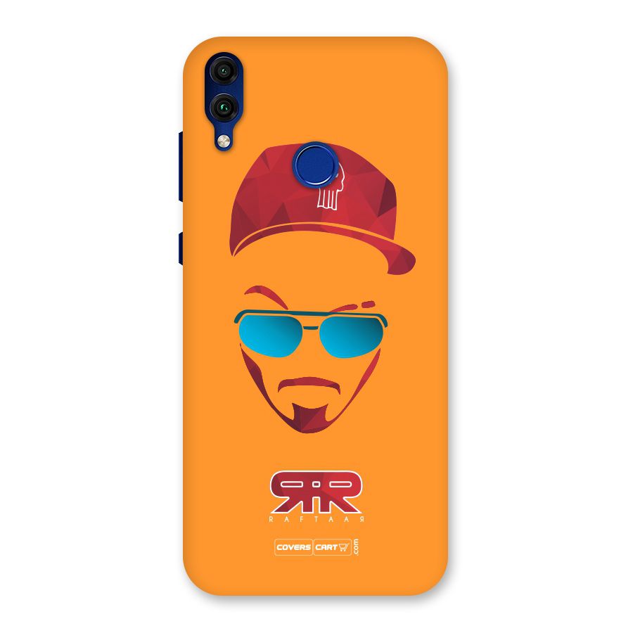 Raftaar Orange Back Case for Honor 8C