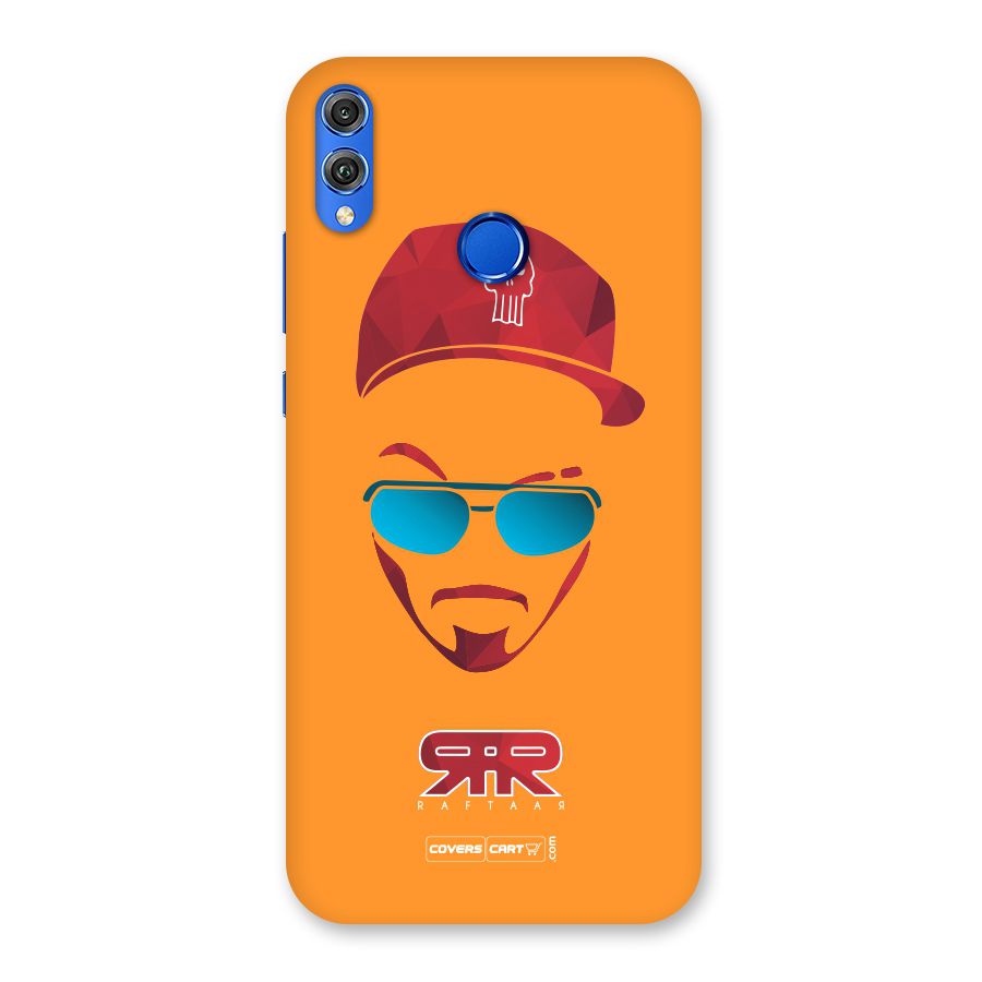 Raftaar Orange Back Case for Honor 8X