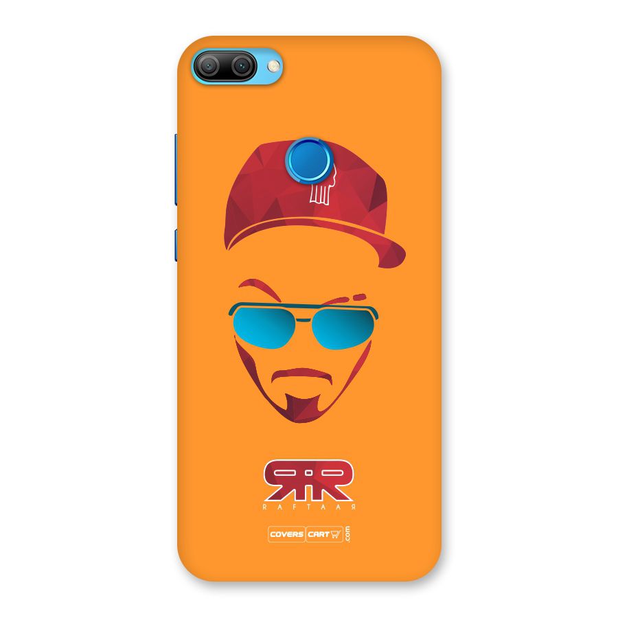 Raftaar Orange Back Case for Honor 9N
