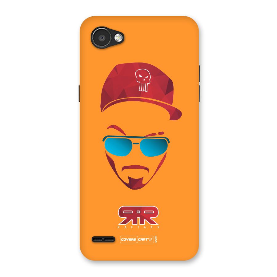Raftaar Orange Back Case for LG Q6