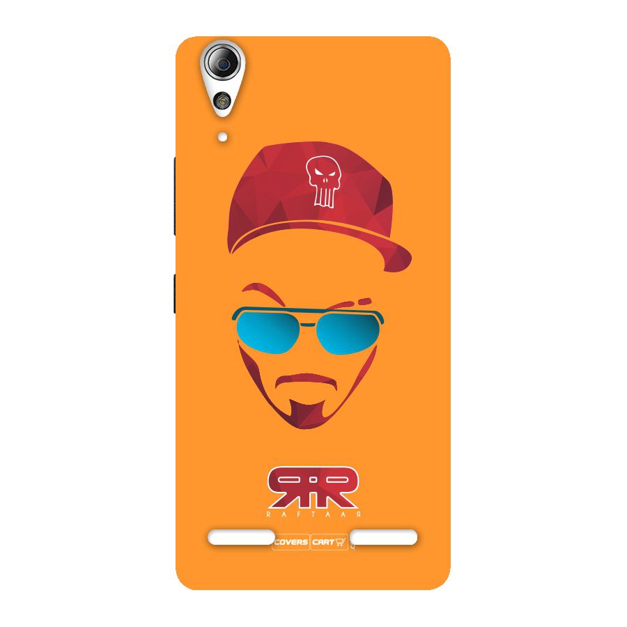 Raftaar Orange Back Case for Lenovo A6000