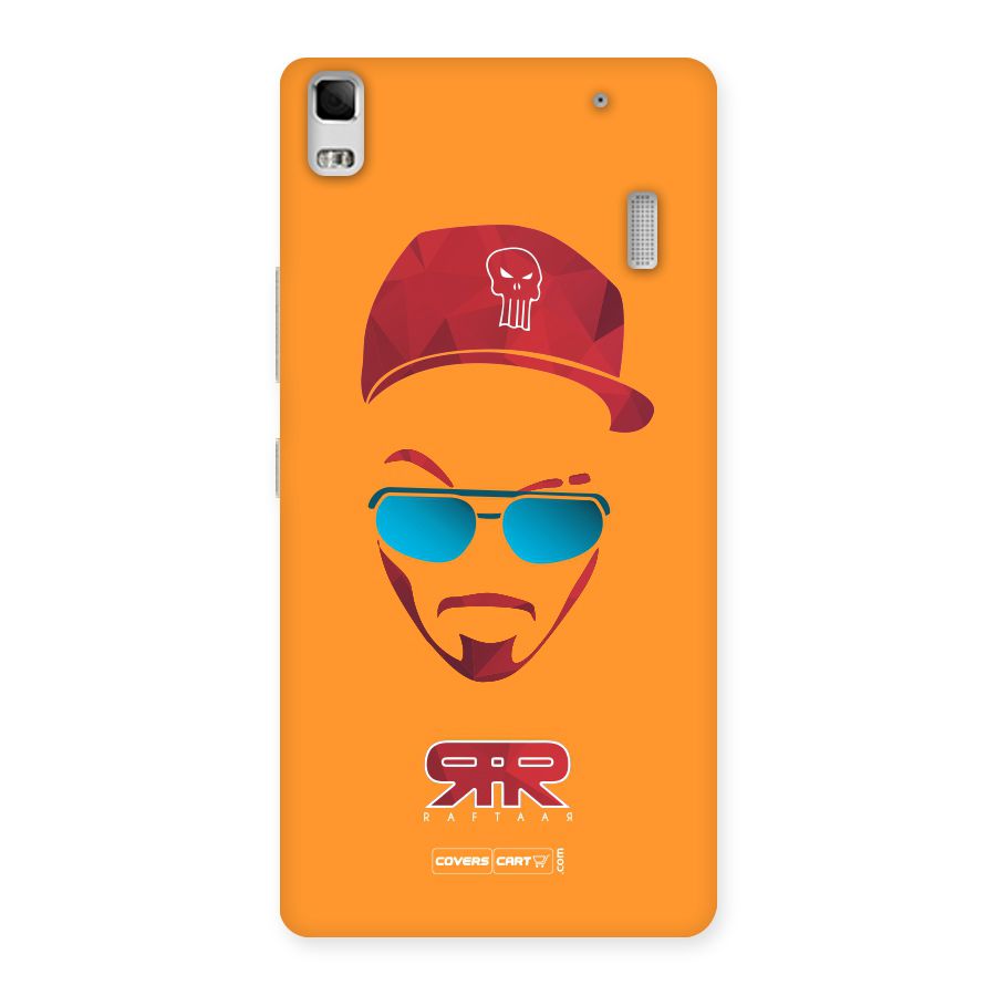 Raftaar Orange Back Case for Lenovo A7000