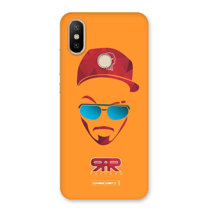 Raftaar Orange Back Case for Mi A2