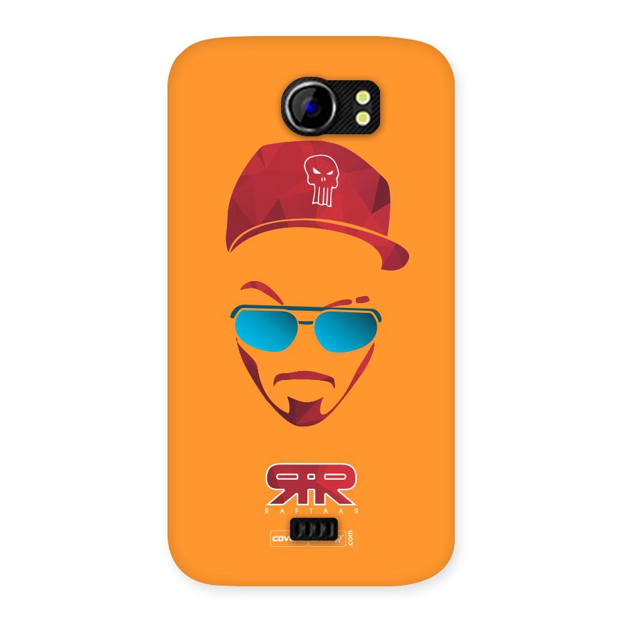 Raftaar Orange Back Case for Micromax Canvas 2 A110