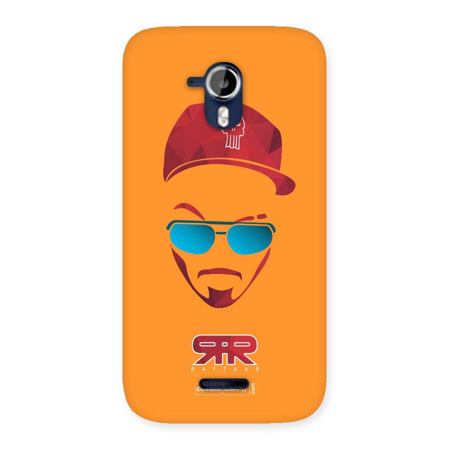 Raftaar Orange Back Case for Micromax Canvas Magnus A117