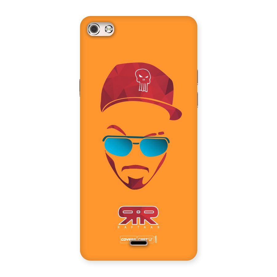 Raftaar Orange Back Case for Micromax Canvas Silver 5