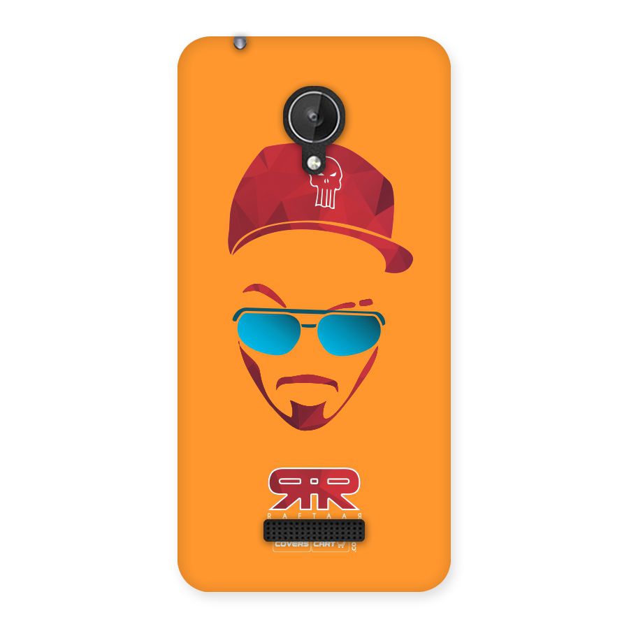 Raftaar Orange Back Case for Micromax Canvas Spark Q380